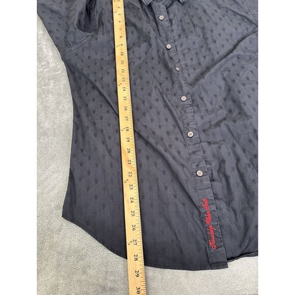 Robert Graham Long Sleeve Button Down Shirt Men's Size Large Blue Flip Cuff - Picture 11 of 11